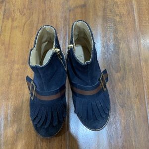 Janie and jack suede boots